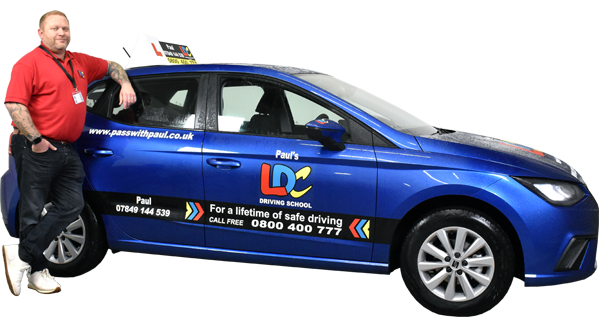 Paul Spooner's driving school car